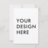 Aangepaste 3,5x5" verticale respons Kaart afdrukke (Voorkant)