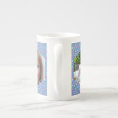 Aangepaste 3-foto collage porselein kop (Achterkant)