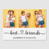 Aangepaste 3 foto-inkoudinkvrienden Magnetische Ka (Voorkant)