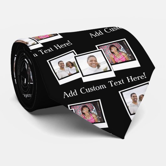 Aangepaste 3 foto-momentopname Lijsten Aangepaste  Stropdas (Opgerold)