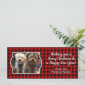 Aangepaste 3 foto's Land Rode Buffalo geruite Plai (Staand voorkant)