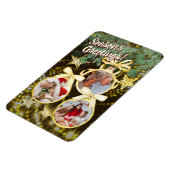 Aangepaste 3 foto's Ornamenten - Magneet (Linkerzijde)