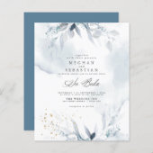 Aangepaste 3 Isaac Ruth Budget Dusty Blue Waterver (Voorkant / Achterkant)
