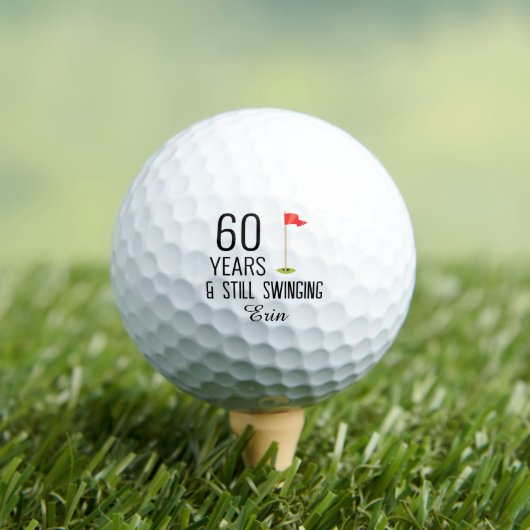 Aangepaste 40e 50e 60e 70e 80e verjaardag Favoriet Golfballen (Insitu Shirt)