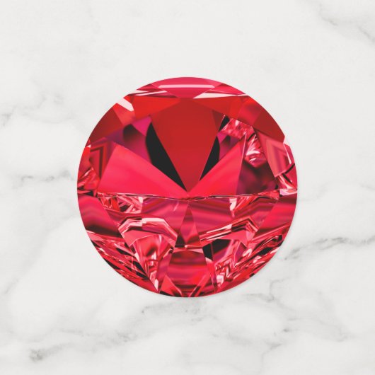 Aangepaste 40e bruiloft Jubileum Tafel Decoraties Confetti (Kleine voorkant)