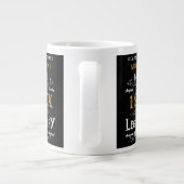 Aangepaste 40e verjaardag extra grote beker (Achterkant)
