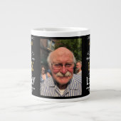 Aangepaste 40e verjaardag extra grote beker (Voorkant)