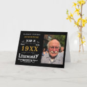 Aangepaste 40e verjaardag-kaart kaart (Gele Bloem)