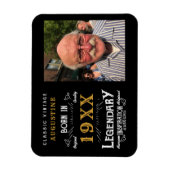 Aangepaste 40e verjaardag magneet (Verticaal)