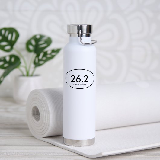 Aangepaste 42,2 marathon waterfles (Yoga (Gedraaid) )