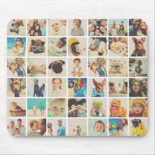 Aangepaste 42 foto's Moderne familie en pc-herinne Muismat