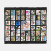 Aangepaste 45 foto's om uw kleur te kleuren fleece deken (Voorkant (Horizontaal))