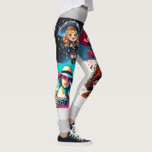 Aangepaste 4 Foto Collage Leggings (Rechts)