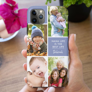 Aangepaste 4 Foto Oma Leven is het Beste Leven Bla iPhone 11 Pro Max Hoesje