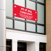 Aangepaste 4th van juli Viering Banner (Buitenkant Gebouw)