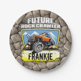 Aangepaste 4x4 Future Rock Crawler | Gepersonalise Papieren Bordje