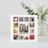 Aangepaste 50e verjaardag Foto Sjabloon Modern (Staand voorkant)
