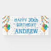 Aangepaste 50e verjaardag Tribute Banner (Horizontaal)