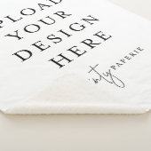 Aangepaste 60 x 80-inch Sherpa Blanket, groot Sherpa Deken (3/4)