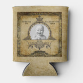 Aangepaste 60e  foto-sjabloon op jaardag blikjeskoeler (Voorkant)