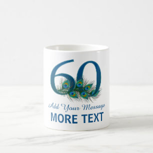 Aangepaste 60e verjaardag 60 mok