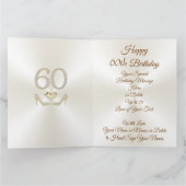 Aangepaste 60e verjaardag kaarten voor haar, STUNN (Binnen)