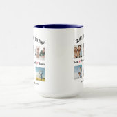 Aangepaste 6 Familie Foto Mok (Midden)