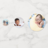 Aangepaste 6-foto Aangepast eerste verjaardag Tabe Confetti (Voorkanten)