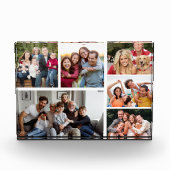Aangepaste 6-foto collage familie fotoblokken (Voorkant)