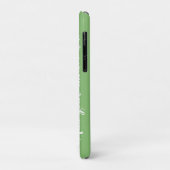 Aangepaste 6 foto collage script tekst lichtgroen Case-Mate iPhone case (Achterkant/links)
