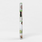 Aangepaste 6 foto collage script tekst lichtgroen Case-Mate iPhone case (Achterkant/rechts)