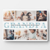 Aangepaste 6-fotoversie aangepaste tekst tabletop fotoplaat (voorkant)