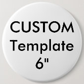 Aangepaste, 6-inch ronde Button (Voorkant)