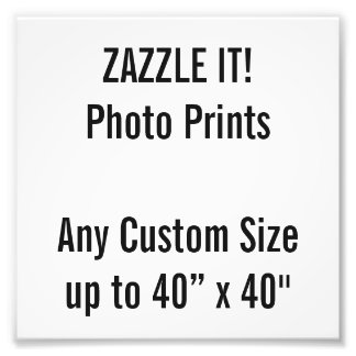 Aangepaste 6-inch x 6-inch fotoafdrukken (of een a foto afdruk
