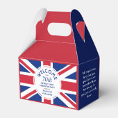 Aangepaste 70e Platinum Jubilee UNION JACK Bedankdoosjes (Achterkant)