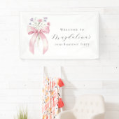 Aangepaste 70e verjaardag Banner Bow Wildflower (Insitu)