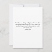 Aangepaste 70e verjaardag oma gezegend bijbel vers (Achterkant)