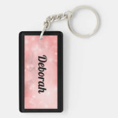 Aangepaste 81e verjaardag Acrylische Sleutelhanger (achterkant)