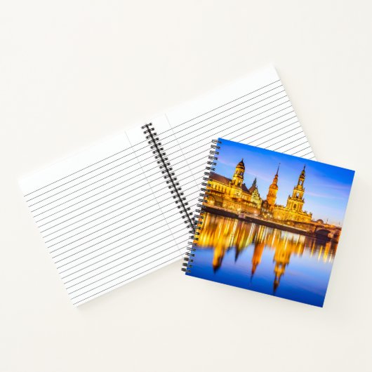 Aangepaste 8,5" x 8,5" spiraal Notitieboek Dresden (Binnen)