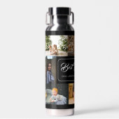 Aangepaste 8 foto collage beste vader ooit waterfl waterfles (Voorkant)