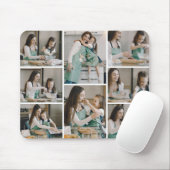 Aangepaste 8 foto Mousepad Muismat (Met muis)