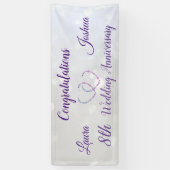 Aangepaste 8e Jubileum-banner voor weddenschappen Spandoek (Verticaal)