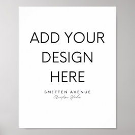 Aangepaste 8x10 Poster (steen)