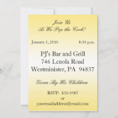 Aangepaste 90e verjaardag van uitnodigingen van de (Achterkant)