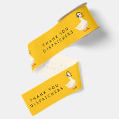 Aangepaste 911-dispatchgans met hoofdtelefoon grosgrain lint (Achterkant)