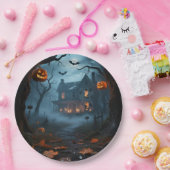 Aangepaste 9 "Round Halloween Borden Papieren Bordje (Feest)