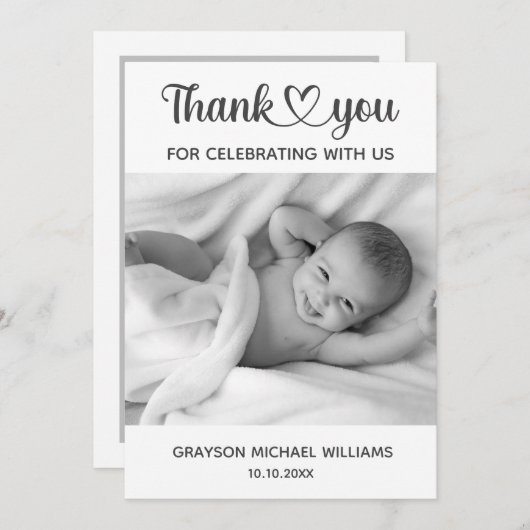 Aangepaste Aangepaste Aangepaste Aangepaste Aangep Bedankkaart (Voorkant / Achterkant)