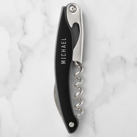 Aangepaste aangepaste aangepaste naam vouwen kurkentrekker (Achterkant)