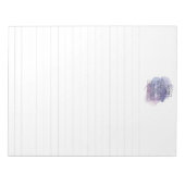 Aangepaste aangepaste briefhoofd voor geblindeerde notitieblok (Voorkant)