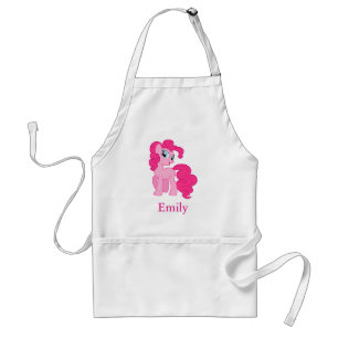 Aangepaste aangepaste Cute Pink Unicorn-Pony Standaard Schort
